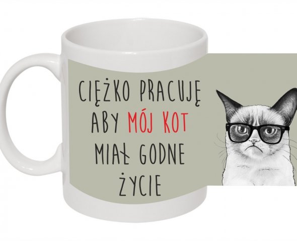 ciezko pracuje aby moj kot mial godne zycie