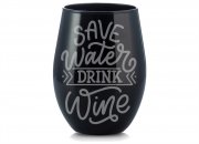 save water drink wine